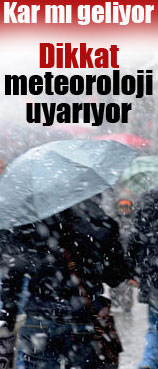 Kar mı geliyor?