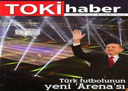 TOKİ TT Arena'yı kapak yaptı