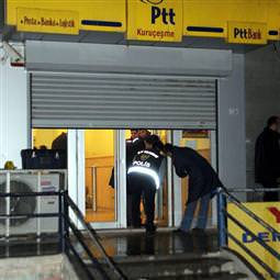 Diyarbakır'da PTT şubesi soyuldu