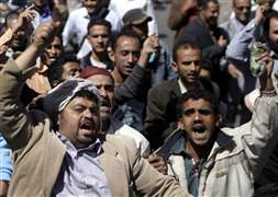 Yemenliler de ayaklandı