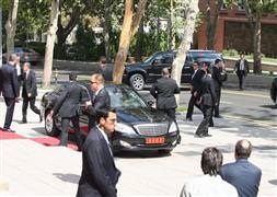 Erdoğan-Koşaner görüşmesi başladı