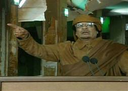 Kaddafi dünyaya meydan okudu