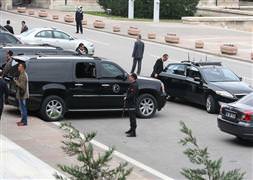Erdoğan'ın korumaları kaza yaptı