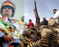 Kaddafi savunmayı yardı