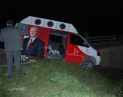 Bahçeli'nin konvoyunda ikinci kaza