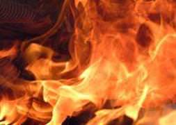 Askeri midibüste yangın çıktı