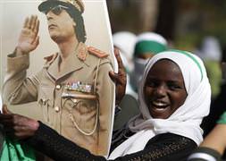 Kaddafi meydan okudu