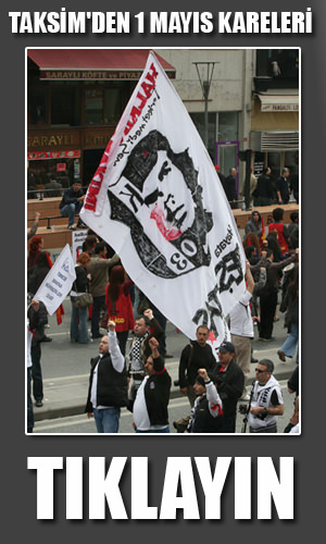Taksim'de renkli 1 Mayıs