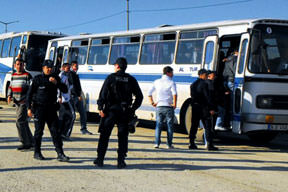 Kartal otelde mahsur kaldı