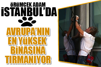 Örümcek adam İstanbul’da