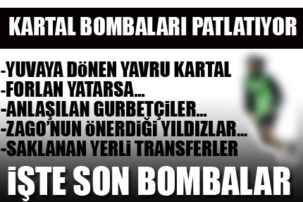 Beşiktaş bombaları patlatıyor