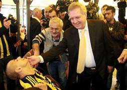 Aziz Yıldırım'ın inanılmaz sevinci