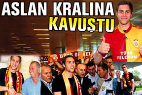 Aslan kralına kavuştu