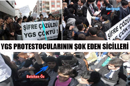 Kopya eylemcileri sabıkalı kopyacıymış