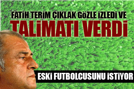 Fatih Terim Mutu’yu istiyor