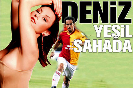 Deniz yeşil sahada