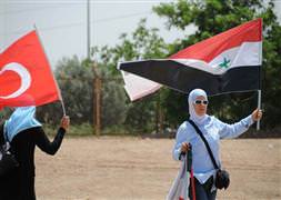 Sınır "Erdoğan" diye inledi