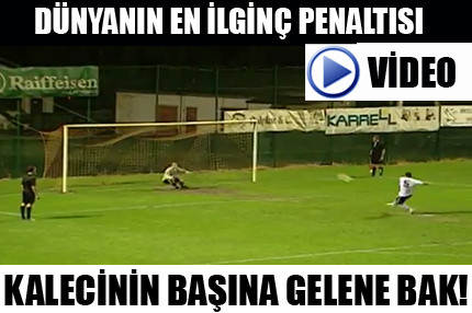 Kalecinin en talihsiz penaltısı