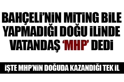 Iğdır ’MHP’ dedi
