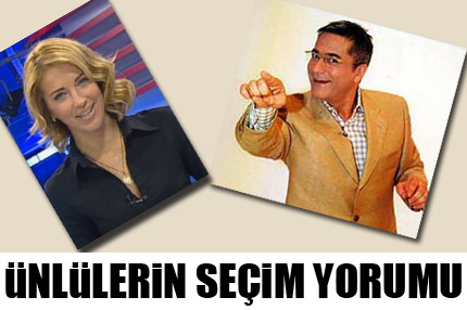 Ünlülerin seçim yorumu