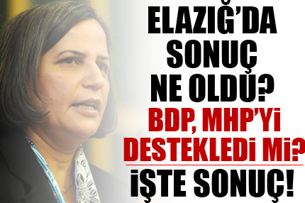 BDP MHP’yi destekledi mi?