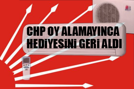 CHP’liler oy alamayınca