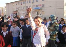 Öğrencilerde karne sevinci