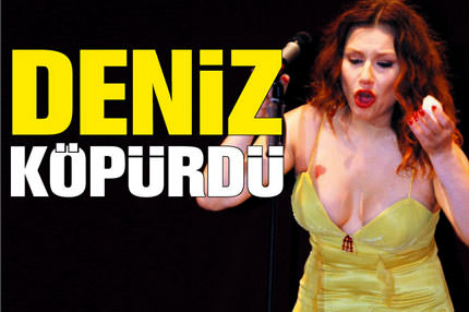 Deniz köpürdü