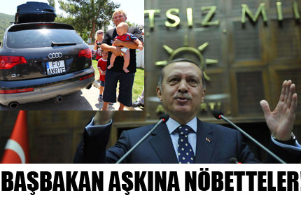 Başbakan için nöbet tutuyorlar