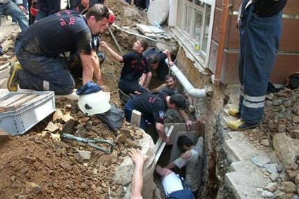 Şişli’de göçük