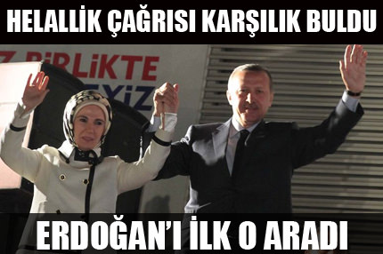 Erdoğan ile helalleşen ilk lider