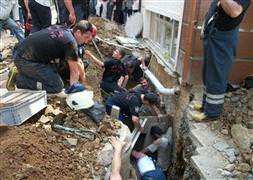 Şişli’de göçük