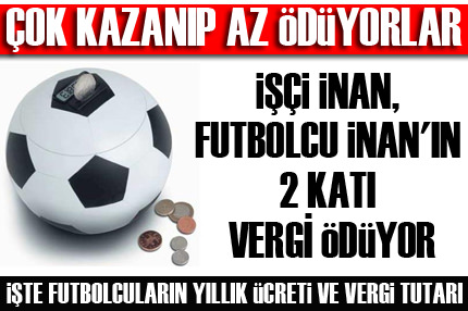 Kazançları büyük, vergileri küçük