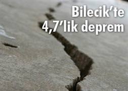 Bilecik'te deprem