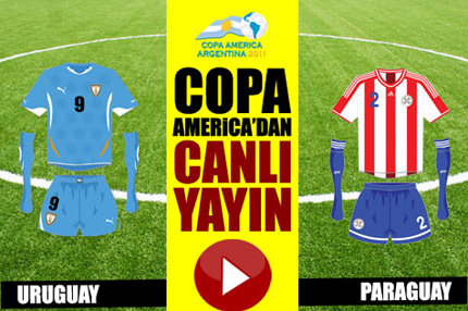 Uruguay - Paraguay Dünya ile aynı anda CANLI