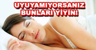 Uykusuzluğa çare 10 yiyecek