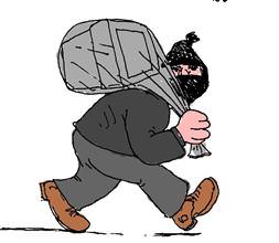 Hırsız eve para bırakıp kaçtı