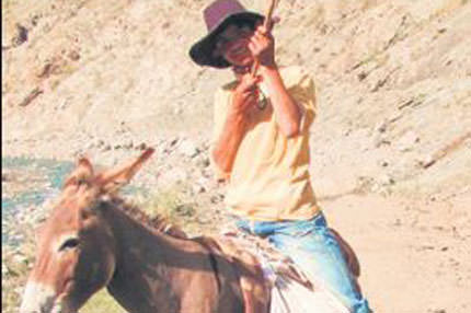 Kayalıboğaz’ın kovboyu...