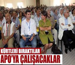 BDP Kürtleri bıraktı Apo’ya çalışıyor
