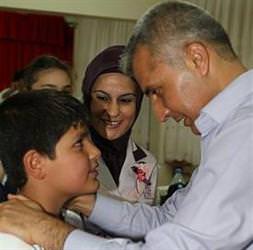 Abdülkerim Gök kimsesiz çocuklarla...