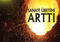 Sanayi üretimi arttı