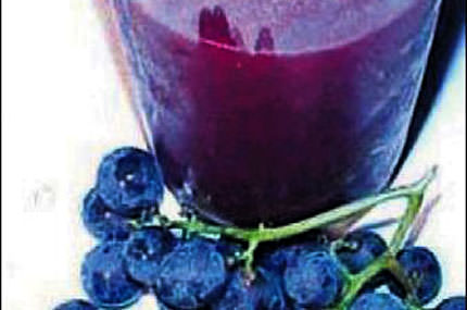 Unutkanlık için üzüm suyu