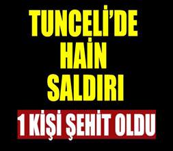 Tunceli’de hain saldırı