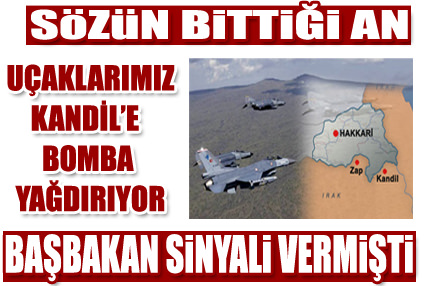 Kandil bombalanıyor