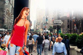 En pahalı cadde Türklerle şenlendi