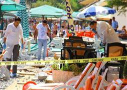 Antalya'da plajda patlama!