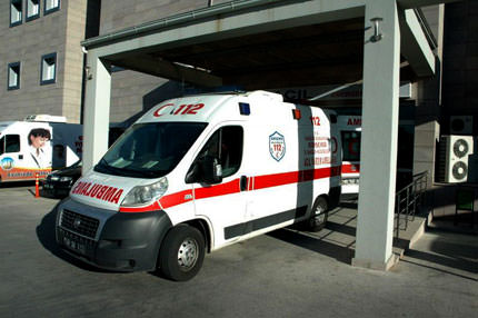 Alkollüye ambulans yok