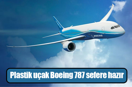 Plastik uçak 787, yolculu sefere hazır