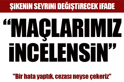 "Kimse küme düşürülmeyecek"