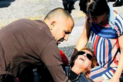 Bu da şehirdeki trafik terörü